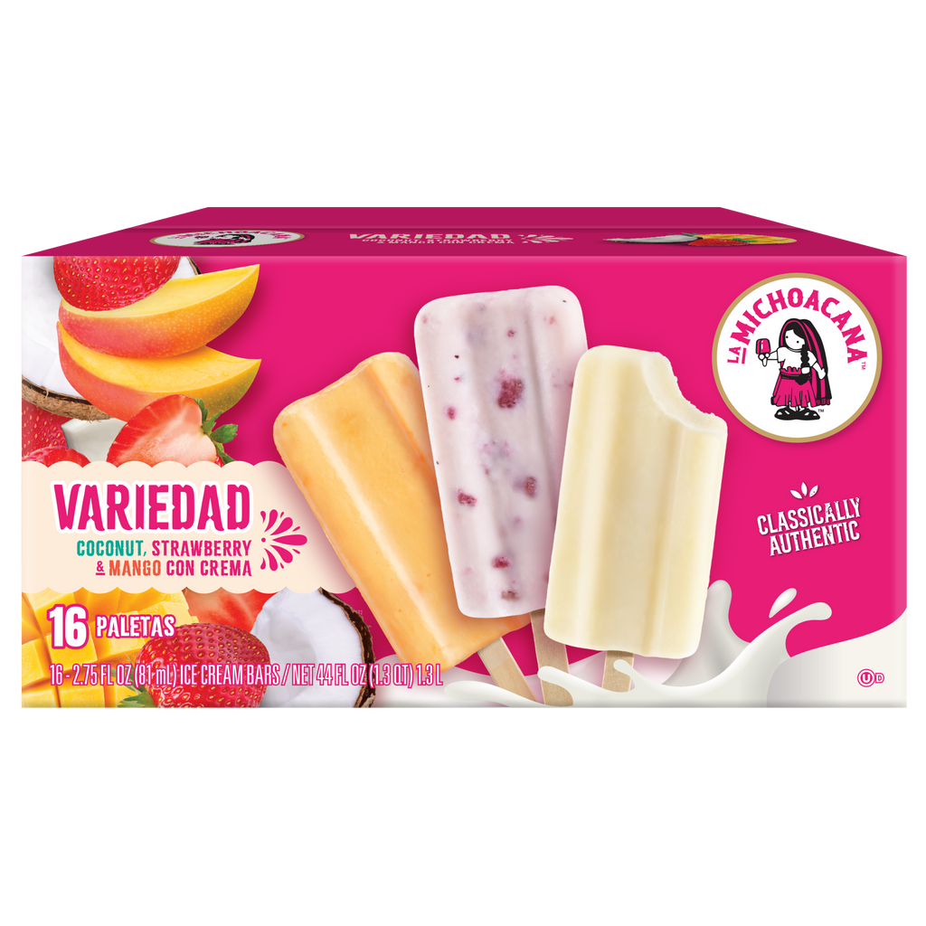 Variedad de Paletas de Crema 16-Pack