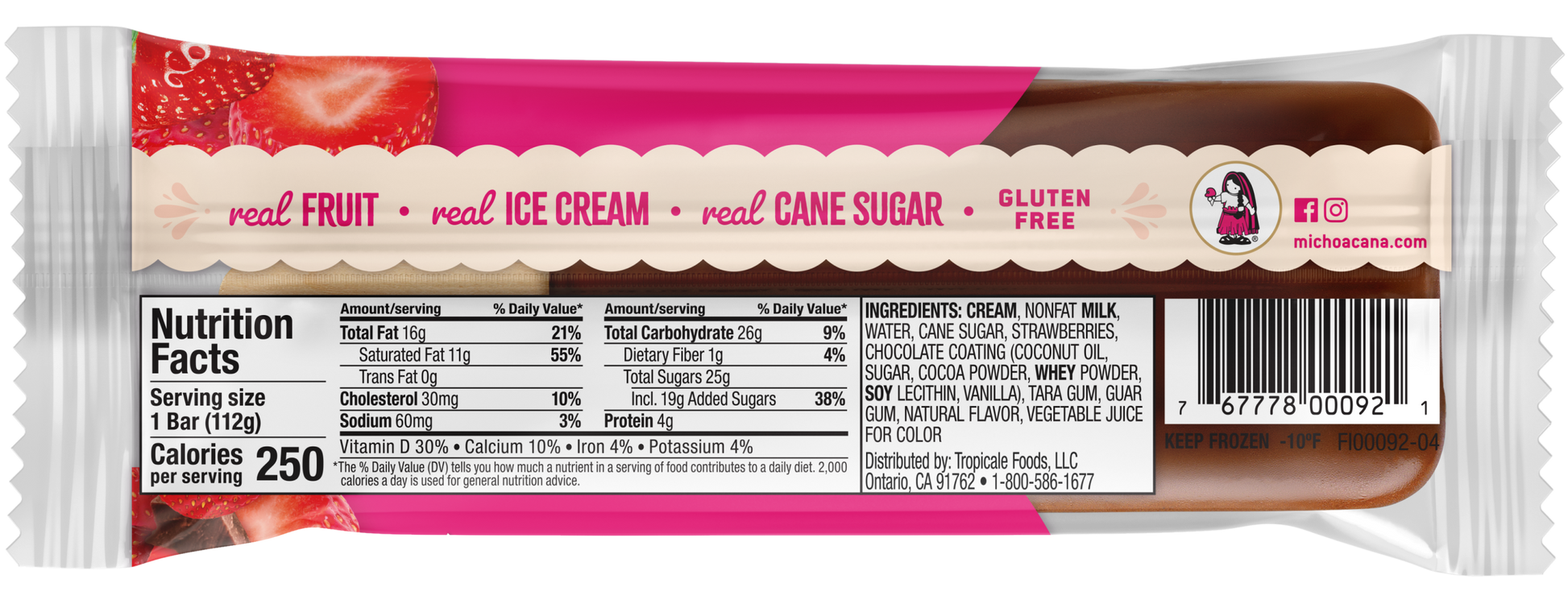 Choco Fresa Choco Berry Paleta