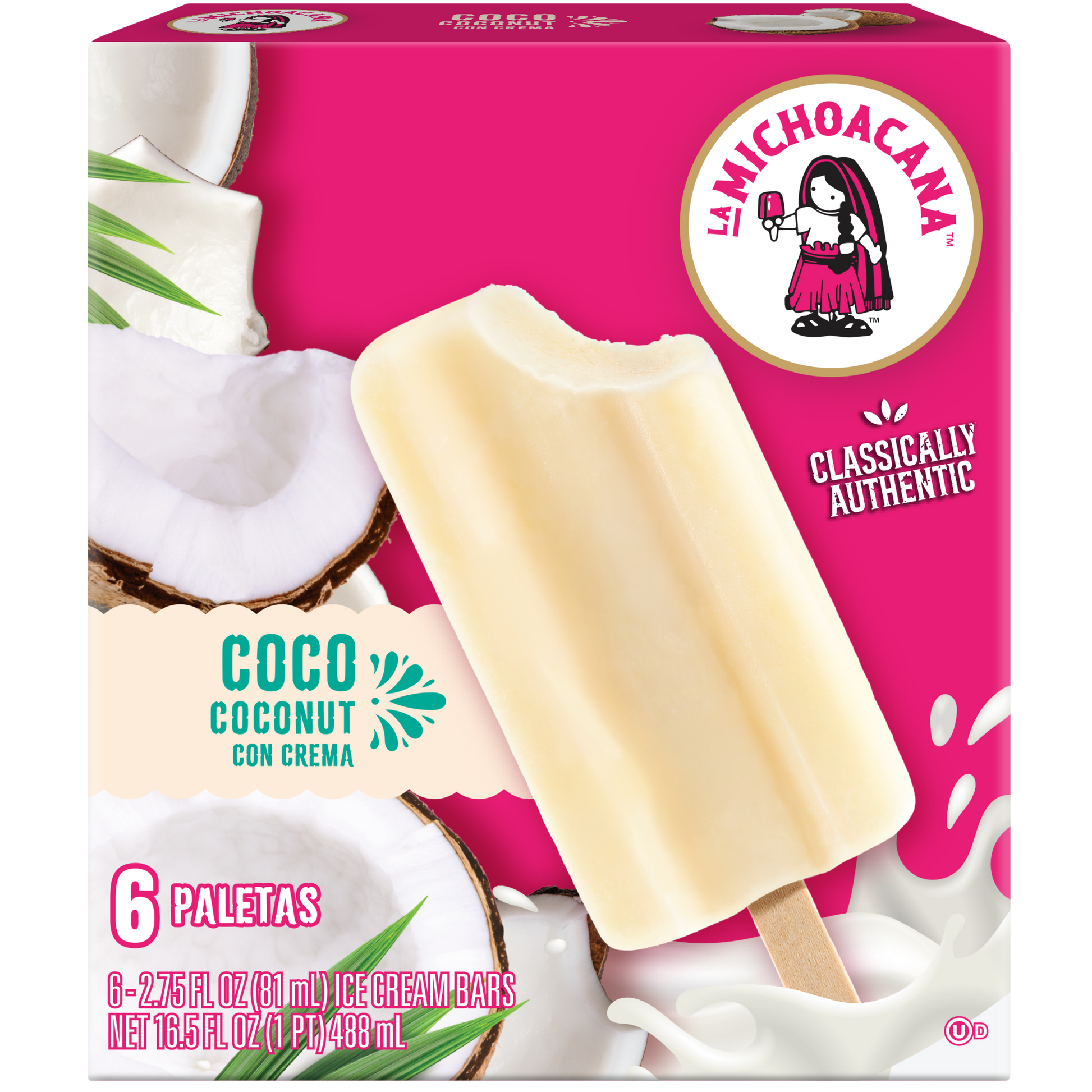Coco Coconut Paleta 6-Pack