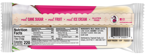 Coco Coconut Con Crema Paleta