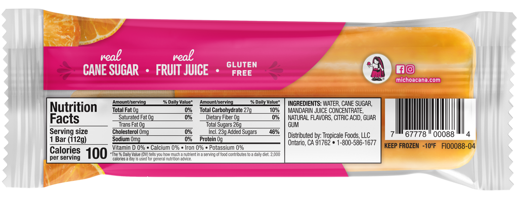 Mandarina Jarritos Mandarin Paleta