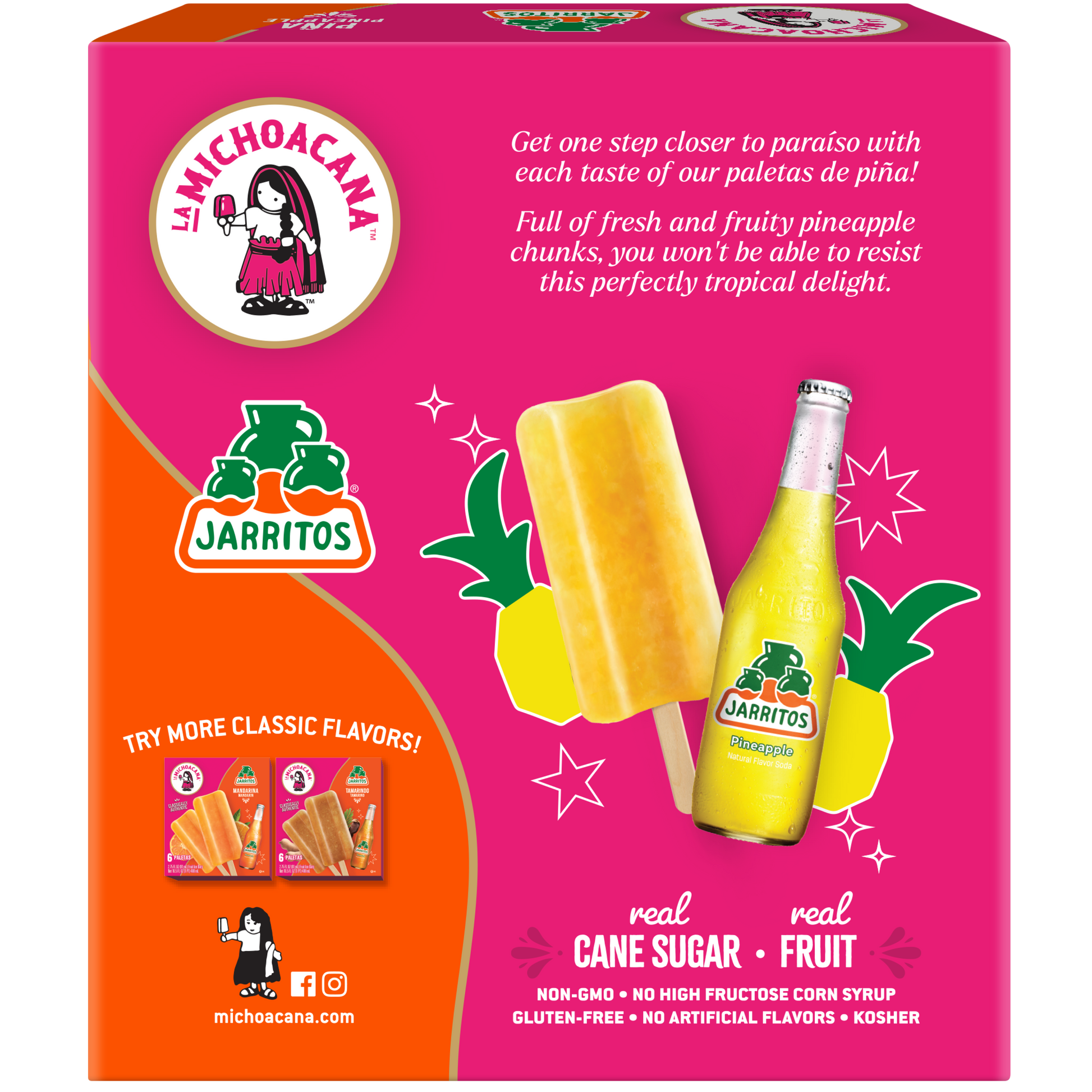 Piña Jarritos Pineapple Paleta 6-Pack