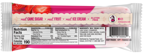 Fresa Strawberry Con Crema Paleta