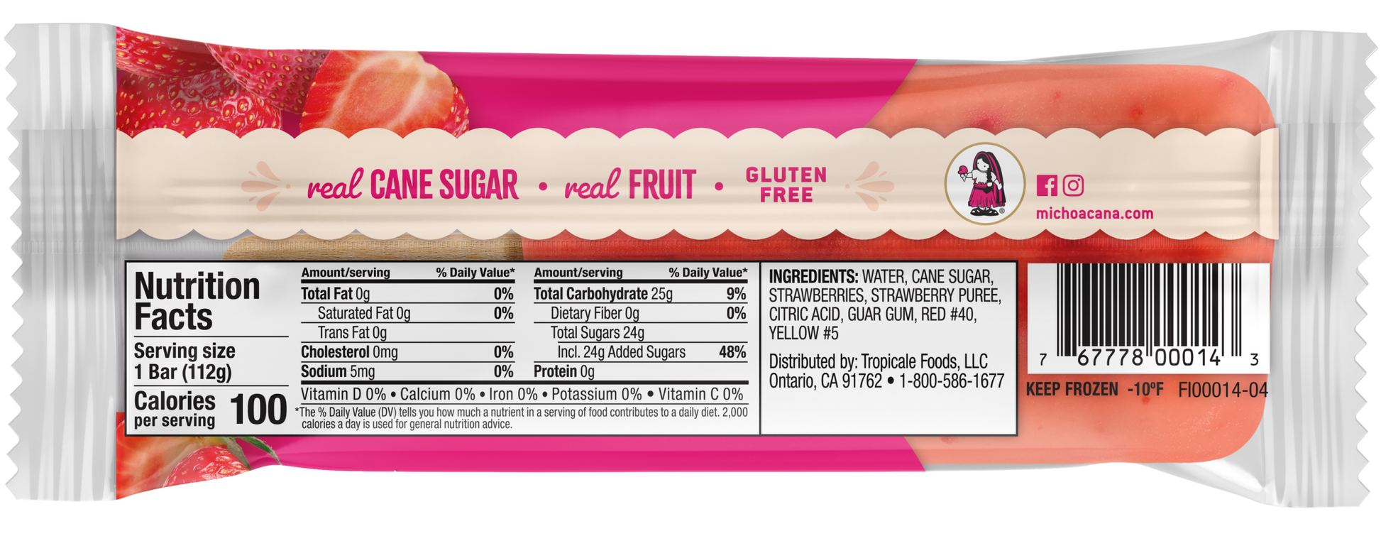 Fresa Strawberry Paleta