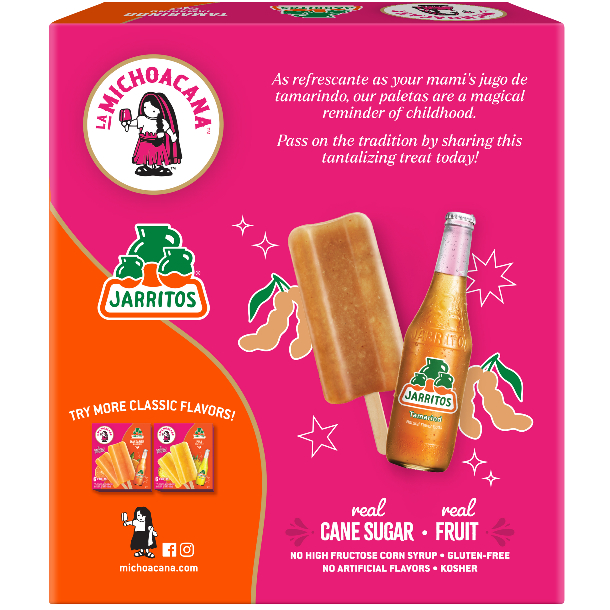 Tamarindo Jarritos Tamarind Paleta 6-Pack