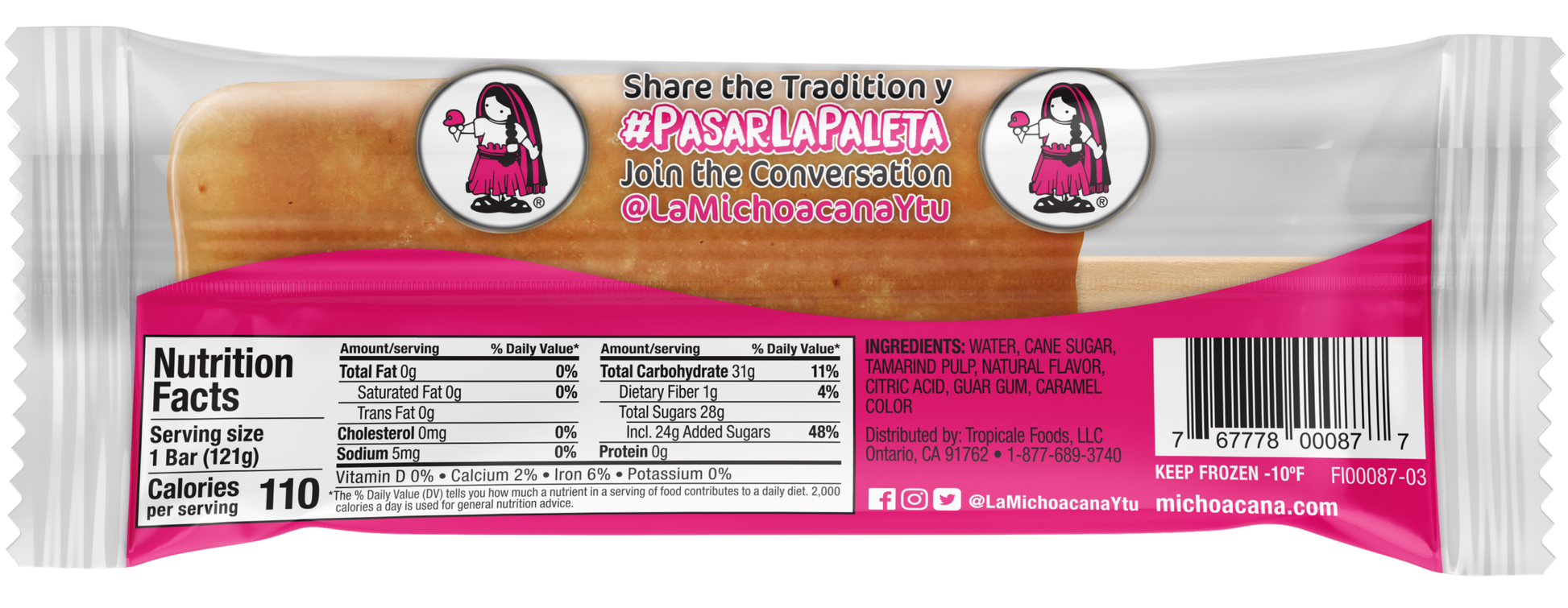 Tamarindo Jarritos Tamarind Paleta